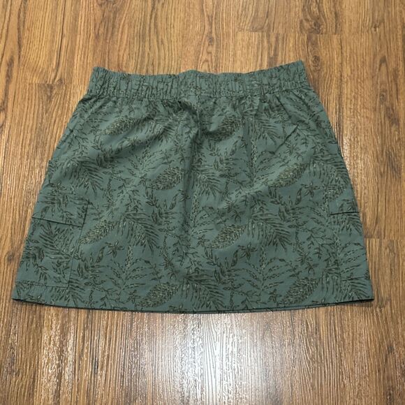 Aspen Skirt Womens Large Cargo Hiking Belted Outdoors Athletic Stretch Leaves - Picture 6 of 6